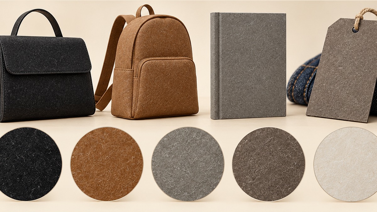 Application examples for bags, covers and crafted material-paper products
