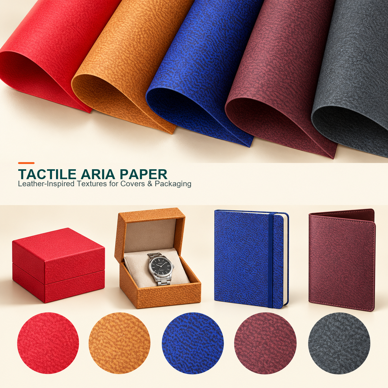 Tactile Aria Artificial Leather Paper