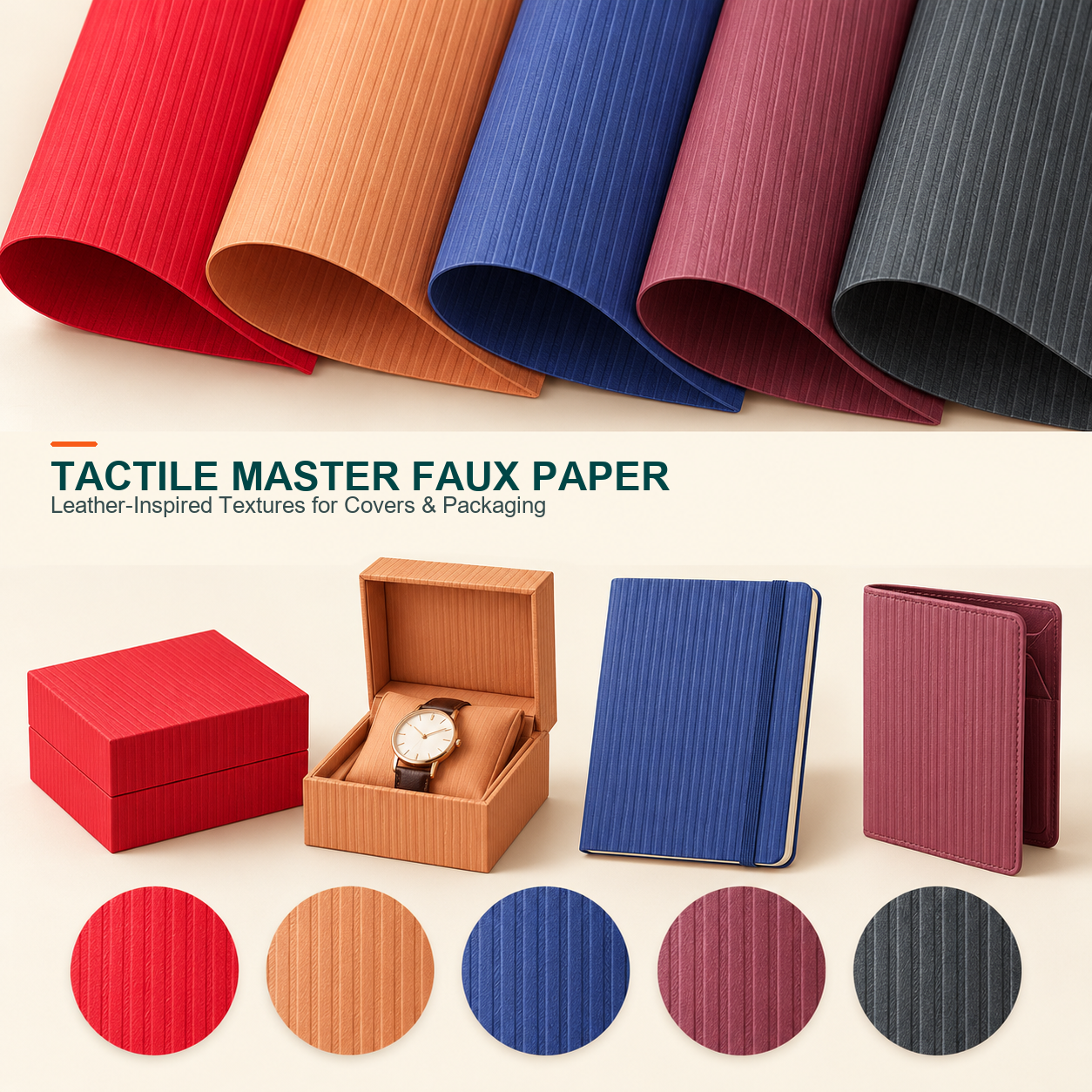 Tactile Master Faux Leather Paper